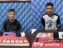 Dua Residivis Ditangkap, Polisi Sita 64 Gram Sabu