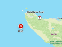 BMKG: Gempa M5,7 di Aceh Jaya Akibat Aktivitas Subduksi