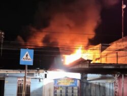 Dua Rumah Warga di Kampung Kemili Aceh Tengah Terbakar