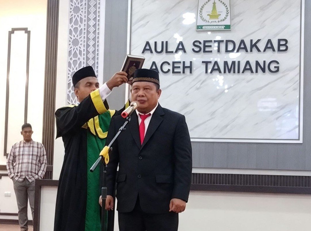 Rahimuddin Amin Resmi Menjabat Sekretaris DPRK Aceh Tamiang