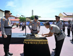 Sertijab Polres Pidie, Empat Pejabat Utama dan Lima Kapolsek Berganti