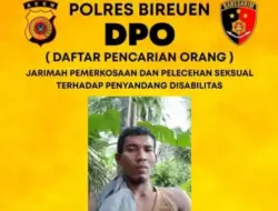 Polisi Buru T Munandar, DPO Kasus Pemerkosaan Disabilitas di Bireuen