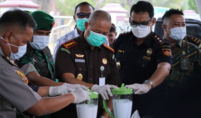 ‎Kejari Langsa Musnahkan 356,79 Gram Narkotika, dari Ganja Hingga Kokain